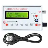 DDS-Funktionsgenerator, 1HZ-500KHZ DDS-Funktions-Niederfrequenz-Signalgenerator Frequenzmesser Signalquellenmodul Frequenzzähler Sinus-Dreieck-Quadrat-Sägezahn-Wellenform, FG-100