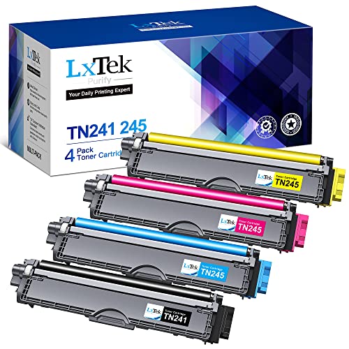 LxTek Purify TN241 TN245 Kompatibel für Toner Brother MFC 9142 CDN TN-241 TN-245 TN242 TN246 für Brother MFC-9332CDW Toner MFC-9142CDN HL-3142CW DCP-9022CDW DCP-9017CDW MFC-9140CDN (4er-Pack)