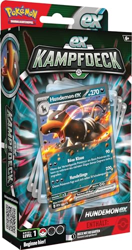 Pokémon-Sammelkartenspiel: Kampfdeck Hundemon-ex (sofort spielbares Deck mit 60 Karten)