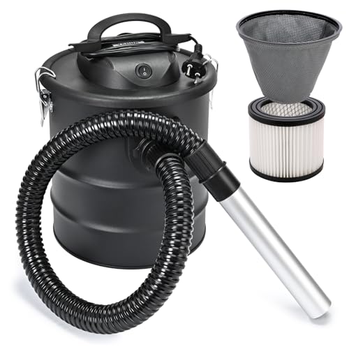 Sellnet Aschesauger 15L Kaminsauger 1200W + Blasfunktion + DUAL Filter System SN119