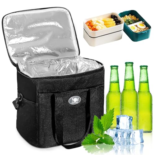 YushengTai Kühltasche,16 L Kühltasche Faltbar Aus Wasserdichtem Material Hergestellt, Mini Kühltasche, Kühltasche Mini, Wird als Picknicktüten, Lunchsäcke, Isolationsbeutel und Gefrierbeutel Verwendet