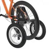 MOSHAY Verstellbare Fahrrad-Stabilisatoren für Erwachsene, Aluminiumlegierung, passend für 61 cm bis 73,7 cm (24 - 29) (blau-2)