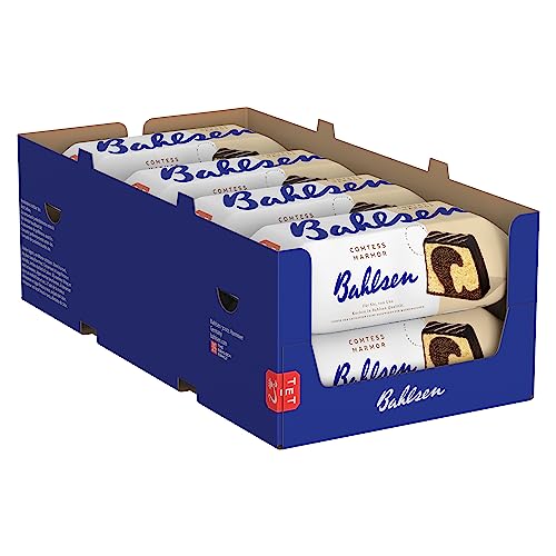 Bahlsen Comtess Marmor - 8er Pack - saftiger Marmor-Rührkuchen, einzeln verpackt (8 x 350 g)