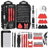 Herrfilk Magnetische Präzisions-Schraubendreher with Bit Set, 140 Pcs Mini Screwdriver Werkzeug für die Reparatur von Smartphone, iPhone, Tablet, Konsole, Laptop, Uhren, Kamera, Brillen