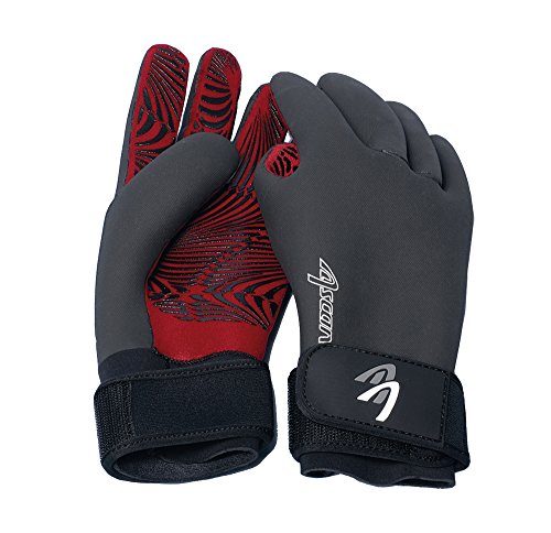 Ascan Neoprenhandschuhe Surfhandschuhe ASCAN SPRING, M, schwarz