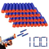 Darts Bullets,Refill Bullets,Foam Bullet,Foam Darts,Nachfüllen Bullet Darts,Refill Darts Foam Pfeile,Soft Darts Pfeile Refill Bullets,Nachfüll Bullets Schaumstoff Darts,Refill Darts,Blau,100pcs