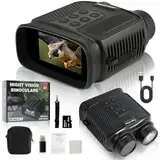 Vicloon Nachtsichtgerät, 4K 5000mAh Wiederaufladbares 3" Nachtsichtgeräte, 984ft/300M 8X Digitaler Zoom Infrarot Nachtsicht Fernglas, 7 Stufen IR für Jagd Camping Beobachtung mit 32GB