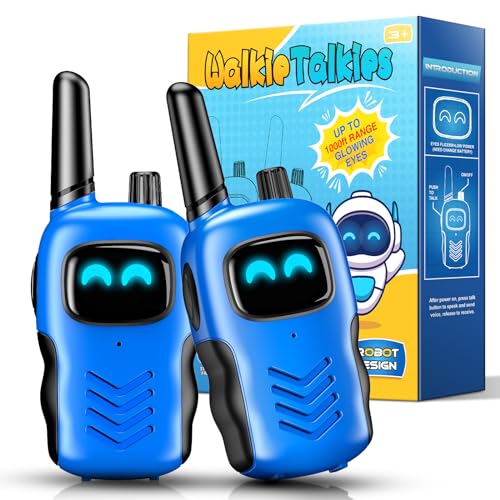 Adeokay Walkie Talkie Kinder, Geschenk Junge 3 4 5 6 7 8 9 10 11 12 Jahre Spielzeug für Draußen Woki Toki Spielzeug ab 3-12 Jahre Junge Jungs Geschenke 3-12 Jahre Kinderspielzeug ab 3 4 5 Jahre