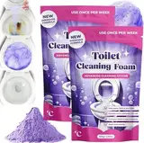 Fizzclean WC-Reiniger, Fizz Clean WC-Reinigungsschaum, Insta-Action Fizzclean Schaum Für Strahlend Saubere Toilette Ohne Aufwand, Beseitigt Flecken In 20 Minuten, Scheuerfreie Reinigung (2)