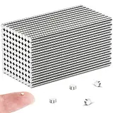 FINDMAG 50 Stück 2 mm x 1 mm Kleine Magnete Stark, Kühlschrankmagnete, Mini Magnete Pinnwand, Starke Magnete für Magnettafel, Magnete Kühlschrank, Whiteboard Magnete für Handwerk, Zuhause, Büro, Fotos