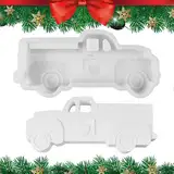 Generisch LKW-Harzform, LKW-Form, Epoxidharz-Gussform, Heimdekorations-Ornamentformen, Weihnachtsdekor-Gießformen, Desktop-Bastelform für den Raum