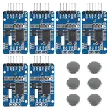 APKLVSR Real-Time Clock RTC Modul kompatibel mit I2C Echtzeituhr,Uhrmodul I2C RTC-Modul für Arduino und RPi mit Batterie(6 Stück)