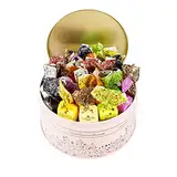 GUSTONE. gemischte Premium Trüffel Collection in edler Geschenkdose - 30 hochwertige Schokoladen-Trüffelpralinen von Torroneria Piemontese
