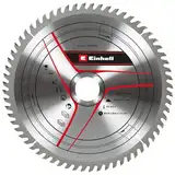 Original Einhell Kreissägeblatt 210x30 (Sägen-Zubehör, Ø 210 mm, Aufnahme 30 mm, 64 Zähne, Schnittbreite 1,8 mm, für Akku-Zug-Kapp-Gehrungssägen & Akku-Tischkreissägen)