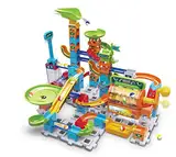 VTech Marble Rush - Super Action Set L100 E – Interaktives Kugelbahn-Set mit Licht und Sound, spannenden Bahnelementen, Aufbaumöglichkeiten und Wegführungen – Für Kinder von 4-12 Jahren