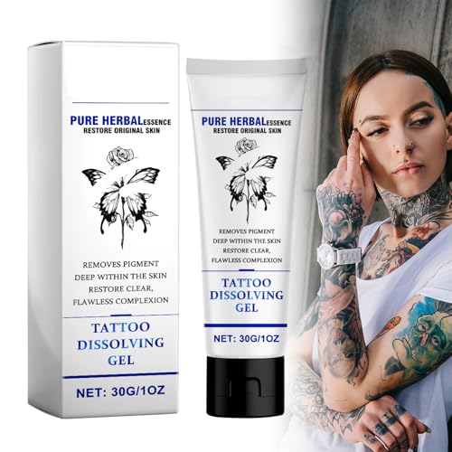 Moisturizing care cream Tattoo Entferner Creme, Tätowierungen Verblassende Creme Anti-Tattoo-Druckcreme Zur Tattooentfernung Schmerzfreie Reinigung Der Haut-Tätowierung, Effektive Entfernung
