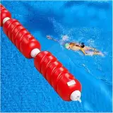 Kanduo Schwimmbecken-Sicherheitsseil mit Boje Schwimmleine zur Sicherheitstrennung von Schwimmbädern, Abtrennung gefährlicher Bereiche, schwimmende Absperrung for den Innen- und Außenbereich(Diameter