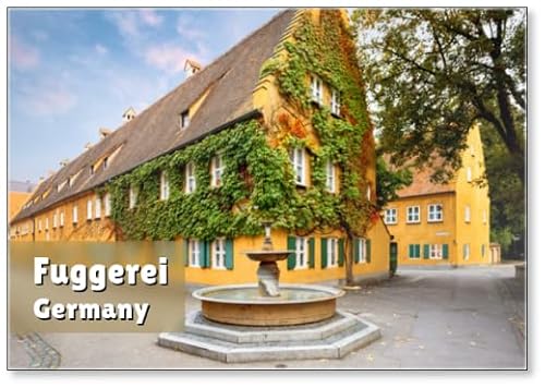 Augsburg Fuggerei - Das älteste Sozialwohnen der Welt Bayern Deutschland Design 1 Kühlschrankmagnet