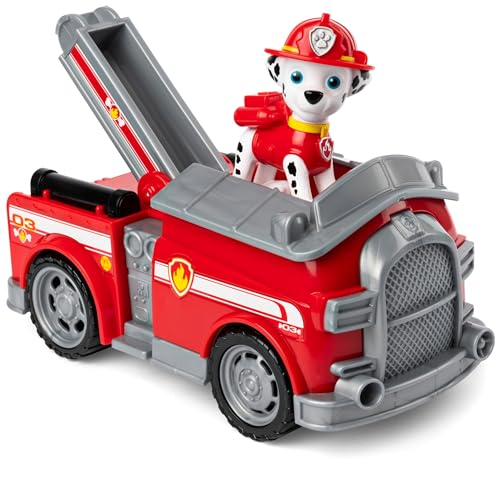 Paw Patrol, Feuerwehr-Auto mit Marshall-Figur (Sustainable Basic Vehicle/Basis Fahrzeug), Spielzeug für Kinder ab 3 Jahren