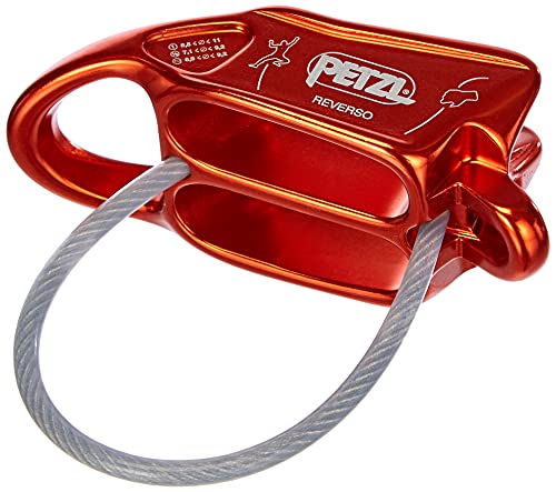 PETZL - Sicherungsgerät REVERSO - Unisex, Rot, Einheitsgröße