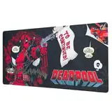 Grupo Erik Gaming Mauspad XXL Marvel Deadpool Gaming Mousepad XXL rutschfest und Wasserabweisend Mauspad Groß - Mouse Pad XXL Gaming SchreibtischunterlagePC Zubehör Gaming