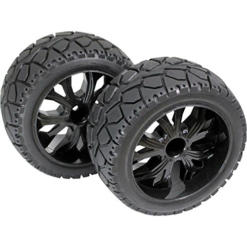 Absima 1:10 Buggy Kompletträder Tarmac Forward 5-Speichen Schwarz 1 Paar