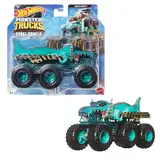 Hot Wheels Monster Trucks Big Rigs, Spielzeugtruck im Maßstab 1:64 mit 6 Rädern, zum Transportieren oder Abschleppen Anderer Fahrzeuge (Stile können abweichen), HWN86