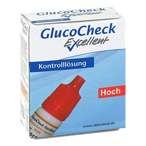 GlucoCheck Excellent Kontrolllösung hoch, 4 ml