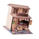 CIYODO 1 Satz DIY Chinesischer Grillladen Antike Architektur Handgefertigtes Mini-holzhaus-kit Für Kinder Puzzle-Spielzeug Zur Intelligenzentwicklung
