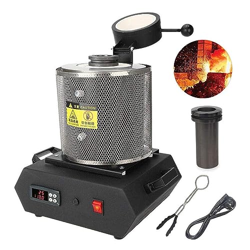 Elektrischen Schmelzofen Elektrische Schmelzofen Maschine \U200Bwith Graphit-Tiegel, Elektrische Gold Schmelzen Ofen, Digitale Metall Schmelzen Maschine Casting Furnace Kit Für Casting Raffination Go