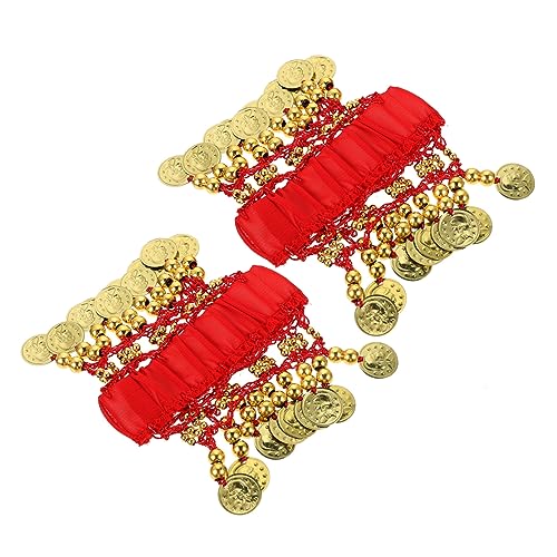 GAROZATION Schickes Fußkettchen-Set 2-teilig Fußkettchen Für Damen Schmuck Charms Tanz-Accessoire Für Frauen