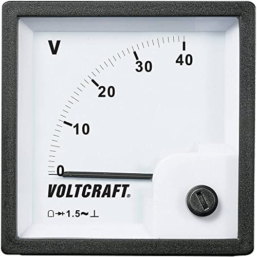 VOLTCRAFT AM-72x72/40V AM-72x72/40V Analog-Einbaumessgerät AM-72x72/40V 40 V Drehspule