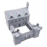 Ironhelm Barracks – DND-Gelände kompatibel mit Dungeons and Dragons, 28 mm Miniatur-Wragsspiele, Tisch-RPGs, Kriegsspiel-Landschaft