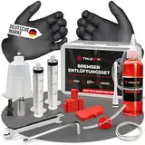 TALWERK® Shimano Entlüftungsset [XXL-Set] - Entlüftungskit für Shimano Scheibenbremsen - Bremsflüssigkeit [150 ml] & Zubehör für die Entlüftung von Hydraulik-Bremsen