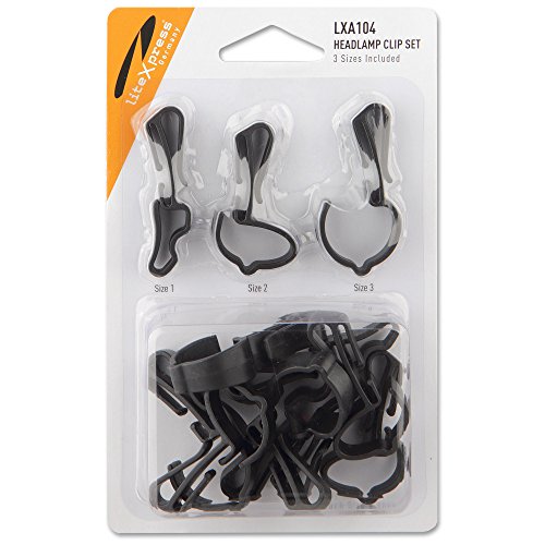 LiteXpress LXA104, Stirnlampenhalter, robustes Nylonmaterial, schwarz