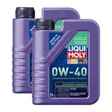 2X LIQUI Moly 1360 Synthoil Energy 0W-40 Motoröl Vollsynthetisch 1L