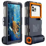 [ Upgrade] wasserdichte Handyhülle Wasserdicht tief 15m IPX8 Universelle Tauchen Professionelle Handy Unterwasser Hülle Handytaschen für iPhone Samsung Huawei, Tauchen Schnorcheln