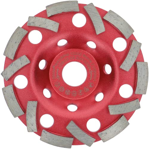 PRODIAMANT Diamant Schleiftopf Extra Speed Beton 125 mm x 22,2 mm Schleifteller für Beton Fliesenkleber und Mauerwerk