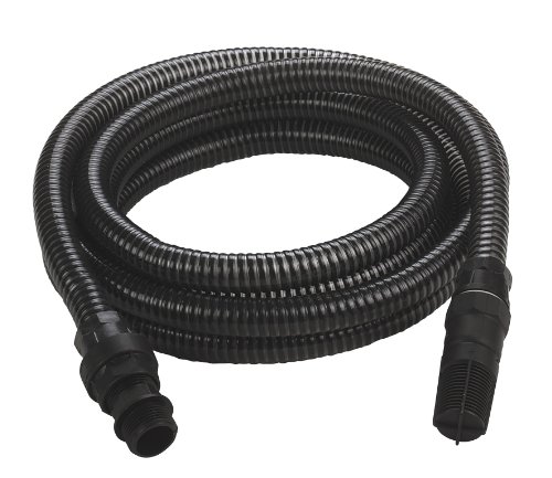 Original Einhell Saugschlauch 4 m (Pumpen-Zubehör, für Einhell Pumpen, Hauswasserwerke & -automaten, Länge 4 m, Ø 25 mm, inkl. Adapter, Doppelnippel, Rückschlagventil)