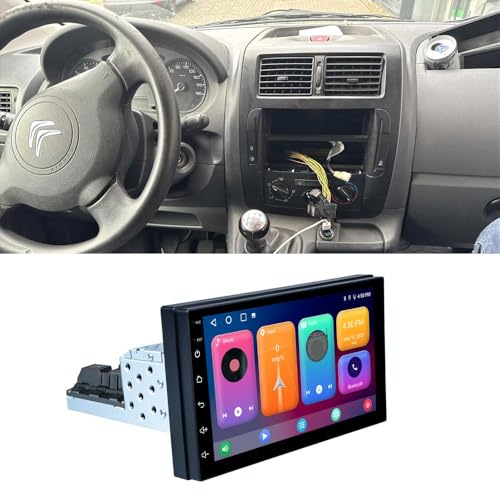 Auto Radio Autospieler GPS Navigation Carplay/Android Autoradio 7 Zoll HD-Touchscreen, Ersatz für Fiat Scudo 270,272/Citroen:Jumpy Dispatch VF7/Expert Tepee VF3A,VF3U,VF3X Furgon/ProAce Diesel Van FWD