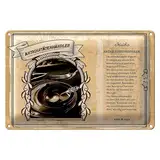 Antiquitätenhändler Blechschild | Vintage Dekoration | Retro-Stil | 18 cm x 12 cm