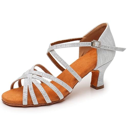 Latein Tanzschuhe für Damen Schwarz Professionelle Tanzschuhe Ballsaal Party Salsa Tanzübung Performance Schuhe