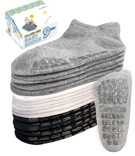Simply Kids Stoppersocken Kinder 23-26 I Antirutschsocken Kinder Abs Baby Socken 12-18 Monate Rutschsocken Anti Rutsch Socken Kind