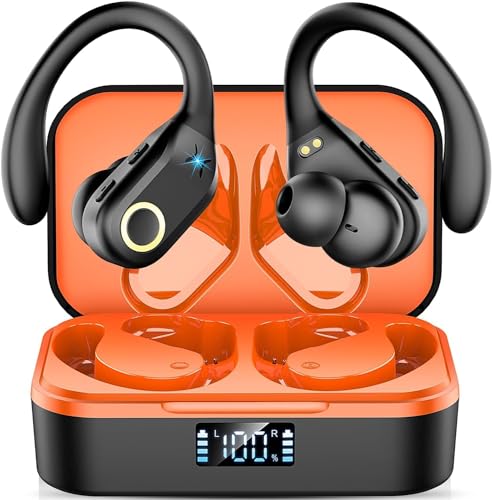 AI Translator Earbuds, Bluetooth Kopfhörer Sofortübersetzung in 143 Sprachen/60 Std Spielzeit, AI-Kopfhörer Kabellos Bluetooth 5.3 Bass Sound, Wasserdichte, 2025 Sprachübersetzer für Reisen Lernen