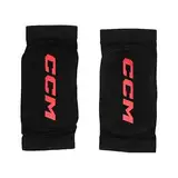 CCM Hockey Lace Bissschutz, PU-Gel-Pad-Einsatz, Polyester-Ärmel, Knöchelabdeckung, Schwarz, OSFA