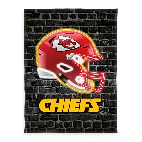 Herding PDMoreno X NFL Chiefs Wellsoft-Decke, ca. 150x200 cm, 100% Polyester