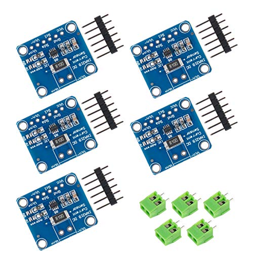 AITRIP 5 Stück CJMCU-219 INA219 I2C-Schnittstelle Bidirektionales DC-Strom-/Leistungsüberwachungssensormodul für Arduino Raspberry Pi