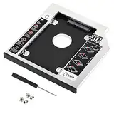 CODIRATO Laufwerksrahmen Festplattenrahmen für HDD/SSD, 9.5mm SATA, CD, DVD Laufwerkschacht, Festplatteschacht Kompatibel mit Universal Notebook