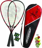 Speedminton ® Set S70 für Einsteiger, rot/schwarz