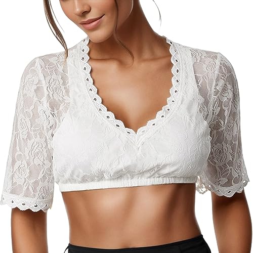 Generisch Bluse dirndl weiß xs Dirndlbluse weiß schlicht blusen langarm Damen blusenshirt weiß kurzarm Dirndlbluse Damen hochgeschlossen weiß blusenshirt weiß Damen elegant